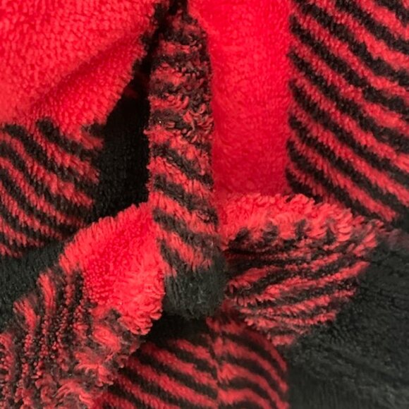 Joe Boxer Boys' Buffalo Check Plaid Fleece Bathrobe size 14-16 - Picture 5 of 7